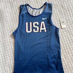 Nike Pro Elite Team USA 2016 Olympic Track & Field Running Singlet Women's Large